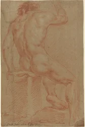 Naakte Mannelijke Figuur [recto]