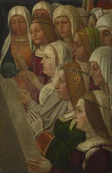 Vrouwelijke leden van een broederschap, c. 1500