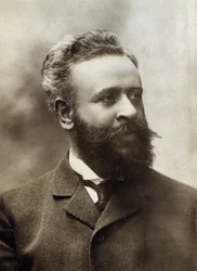Portret van Alberto Franchetti (1860-1942) Italiaans componist