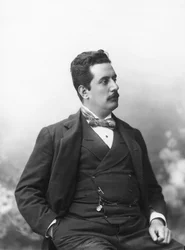 Portret van Giacomo Puccini, c.1900