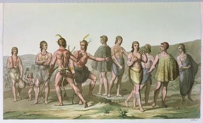 Amerikaanse indianen uit South Carolina, c.1820