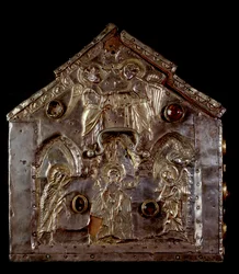 Ark van Barbarossa, met scènes uit het leven van Johannes de Doper