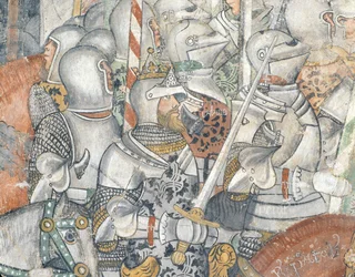 Leger, detail van een gevechtsscène