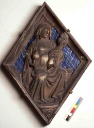 Liefdadigheid, reliëfpaneel van de Campanile