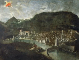 Stad van Trento, ex-voto uit 1682, Italië
