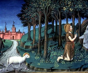 St. Johannes de Doper Bidt in de Woestijn