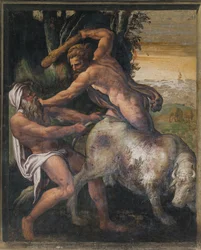 Hercules doodt de Kretenzische stier, Gele Kamer