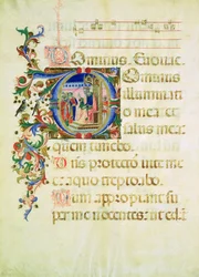 Geïllustreerde initiaal 