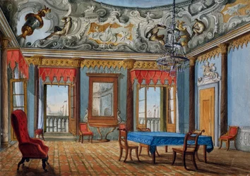 Interieur van een Venetiaans paleis