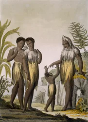 Inboorlingen van Cazegut, West-Afrika, ca. 1820s-30s