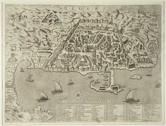 Haven en stad Algiers