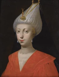 Portret van sultane Roxelane (Russelazie, de Ruthenische, of Hurrem)