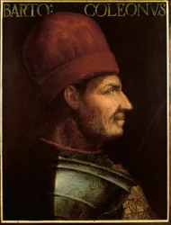 Portret van Bartolomeo Colleoni (ca. 1400-1475), Italiaanse condottiere
