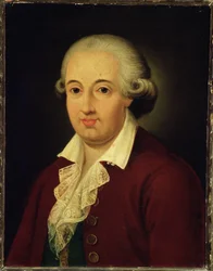 Portret van Domenico Cimarosa (1749-1801) Italiaanse componist