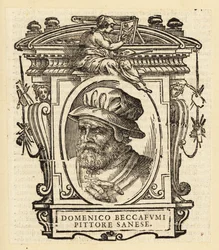 Portret van Domenico di Pace Beccafumi, Italiaanse Renaissance Manneristische schilder