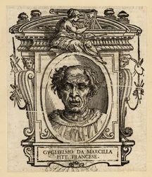 Portret van Guillaume de Marcillat, Franse schilder en glas-in-loodkunstenaar, circa 1470-1529
