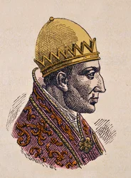 Portret van tegenpaus Felix II