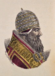 Portret van Julius III (paus van 1550 tot 1555)