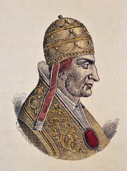 Portret van Paus Benedictus IX (1032-1044)