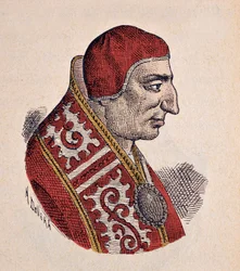 Portret van paus Benedictus VIII (1012-1024)