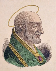 Portret van paus Caius (293-296)