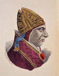 Portret van paus Calixtus III (1455-1458)