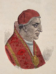 Portret van Paus Stefanus III (768-772)