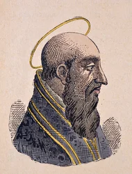 Portret van paus Felix I (269-274)