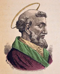 Portret van paus Hyginus (136/138-142)