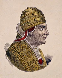 Portret van paus Johannes XIII (965-972)