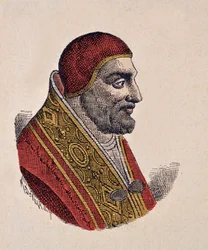 Portret van paus Johannes XIX (1024-1032)