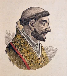 Portret van Paus Johannes XI (931-935)