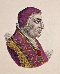 Portret van paus Johannes XVIII (1003-1009)