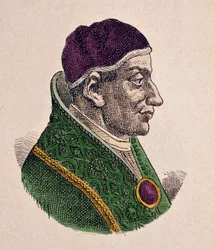 Portret van paus Paschalis I