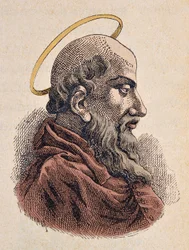Portret van paus Sixtus I (115-125)