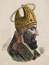 Portret van paus Sylvester I