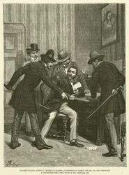Quattro Italiani, Dietro il Consiglio di Mazzini, Avvertirono il Corelli Che Era da Loro Conosciuto e Insistettero Per Avere Tutte le Sue Carte