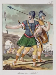 Romeinse Boogschutters, uit LAntica Roma, 1825