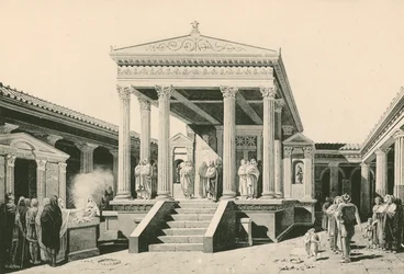 De Tempel van Isis zoals het was