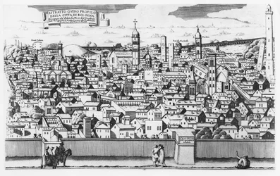 Uitzicht op Bologna