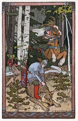 Tsarevitsj Ivan, de Vuurvogel en de Grijze Wolf, ca. 1899