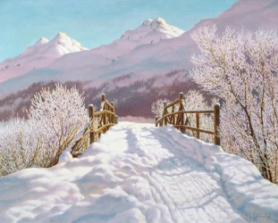 Zilveren vorst, Engadine, 1910