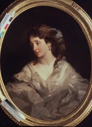 Portret van Alexandra Chelischeva, 1860s-1870s