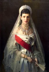 Portret van keizerin Maria Fjodorovna, prinses Dagmar van Denemarken, 1847-1928