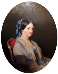 Portret van jonge vrouw