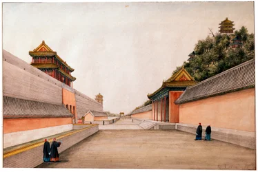 Chinese Schetsen, het Winterpaleis in Beijing, ca. 1804-1806