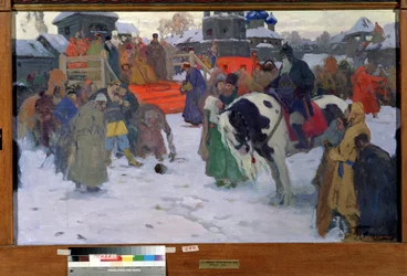 Gods oordeel, ca 1900 (olieverf op doek)