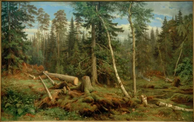 I.I. Schischkin, houtkap