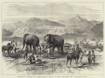 De Mond van de Khyberpas, voor het Vooruitgeschoven Kamp bij Hurri Singh Ka Bourj