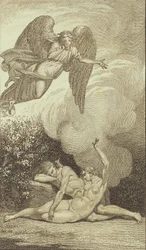 Illustratie voor Ewalds "Adam en Eva". I